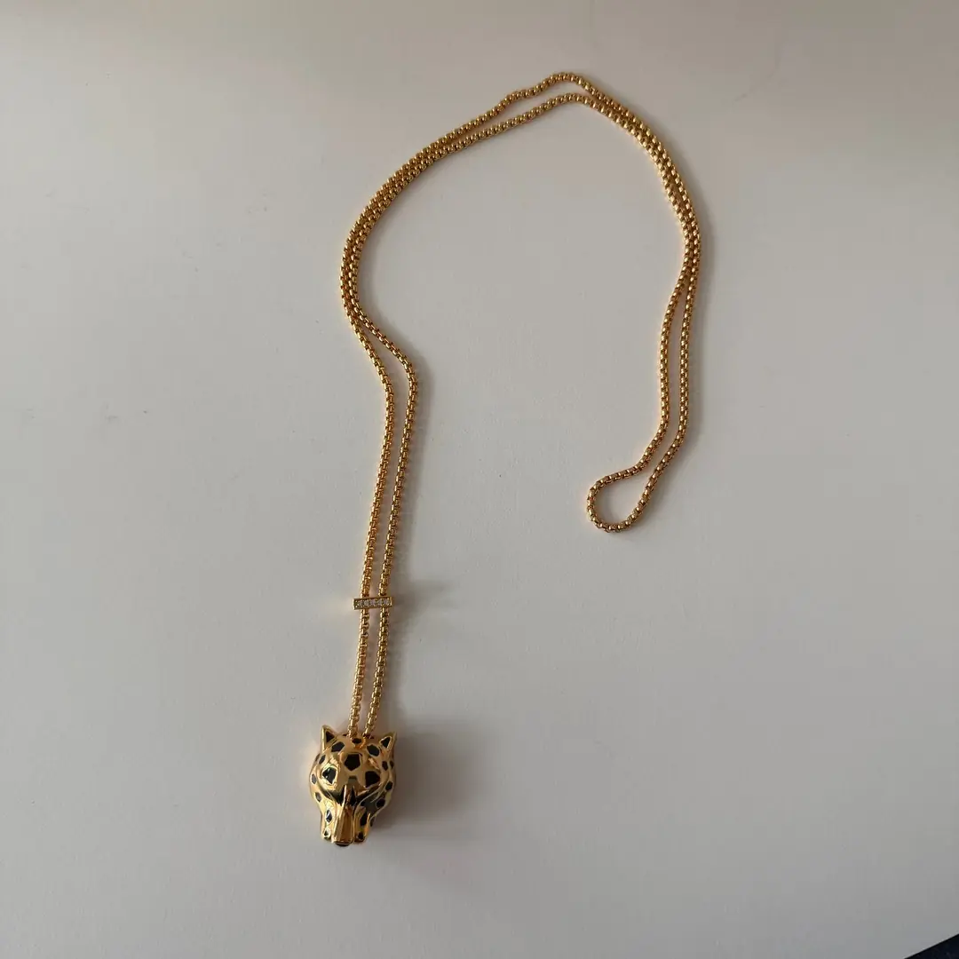 CRT Asansörlü Gold Kolye