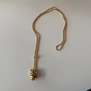 CRT Asansörlü Gold Kolye 1