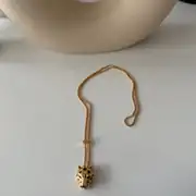 CRT Asansörlü Gold Kolye 5